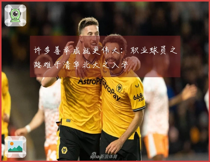 许多善举成就更伟大：职业球员之路难于清华北大之入学